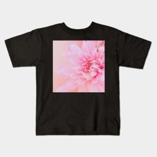 Calm Delicate Pink Flower Kids T-Shirt